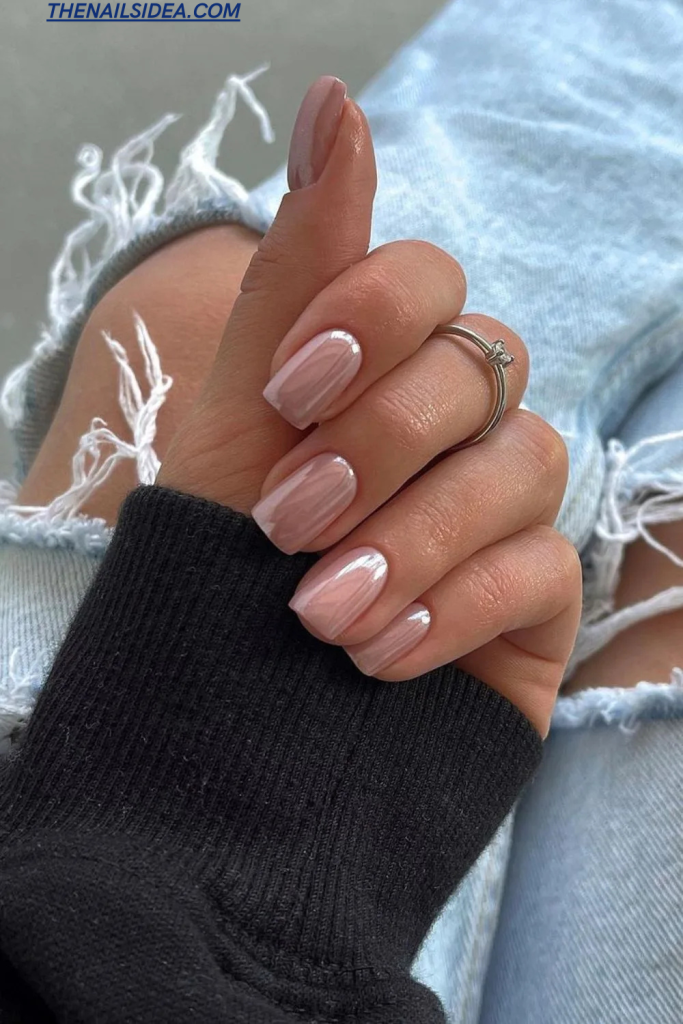 Fall Pink Nails