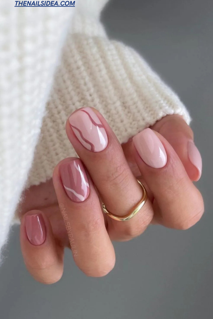 Mauve Nails