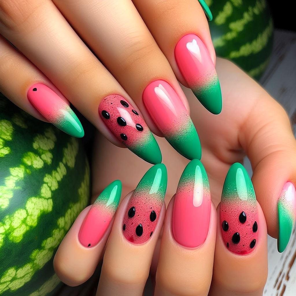 Watermelon Sugar High Nails
