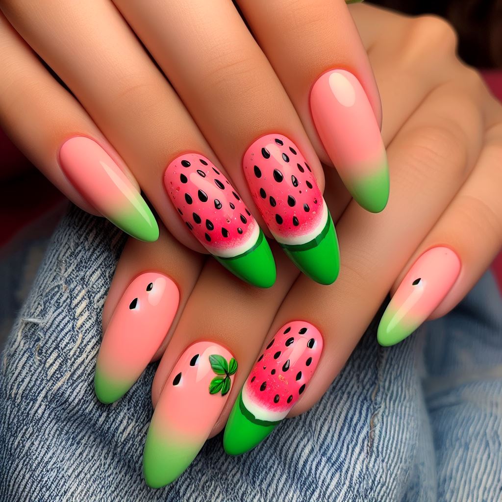 Watermelon Sugar High Nails
