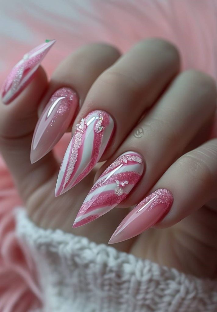 Sparkly Pink Candy Design
