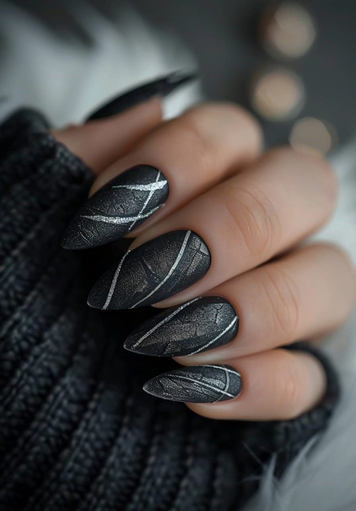 Sleek Slate Winter Sparkle
