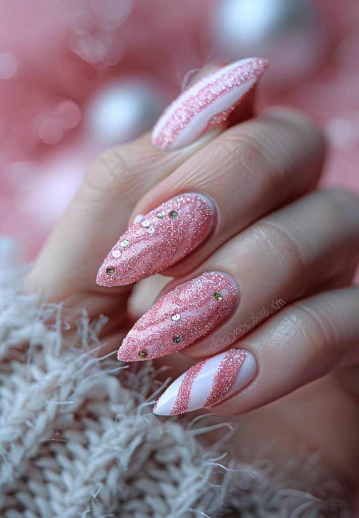 Pink Frosted Swirls
