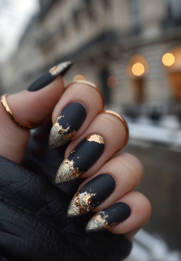 Slate with Gold Accents
