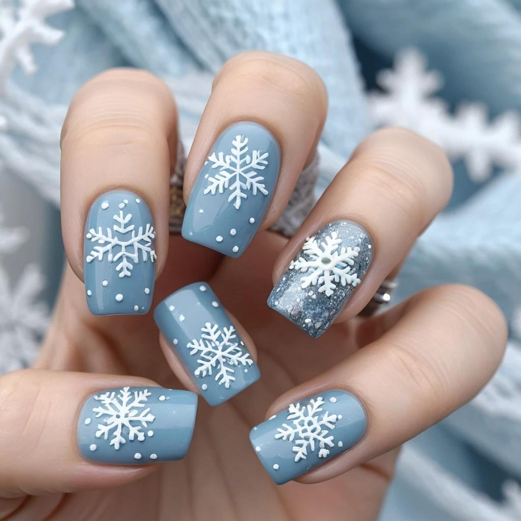 2. Snowflakes and Frost