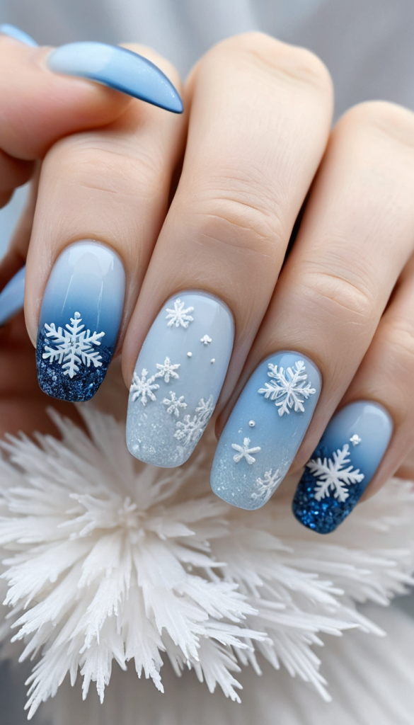 Winter-Themed Nails