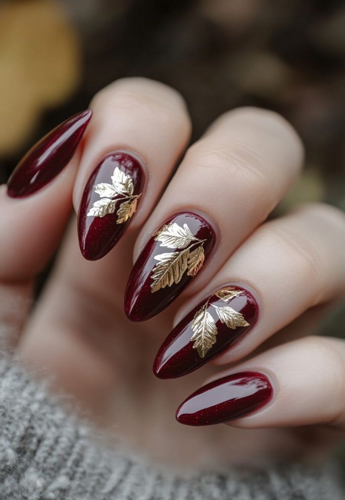 Bold Burgundy Glitter
