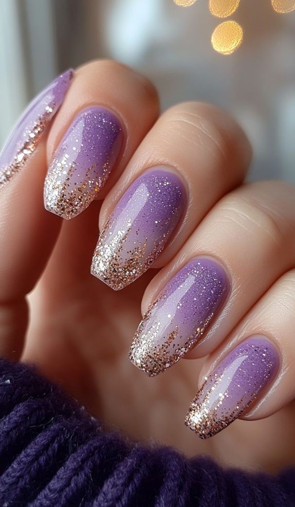 Purple Glitter Gradient
